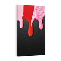 Obraz na płótnie 80x120 - Abstrakcja Kolorowych Farb - farba, abstrakcja