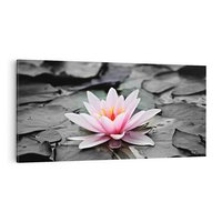 Obraz na płótnie 140x70 - Liliowy kwiat - lilia, kwiat