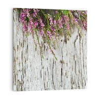 Obraz na płótnie 80x80 - Fioletowe Wrzosy - wrzosy, fiolet