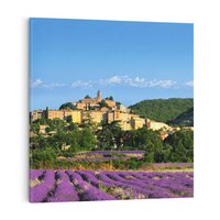 Obraz na płótnie 60x60 - Prowansalska Aura - lawenda, Prowansja