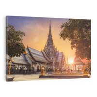 Obraz na płótnie 100x70 - Klasztor: Spokój Wschodnich Przestrzeni - klasztor, Azja