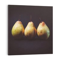Obraz na płótnie 50x50 - Gruszki - Owocowa Harmonia - gruszki, owowce
