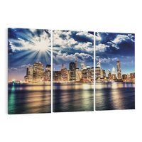 Obraz na płótnie 120x80 - Majestatyczny Manhattan - Nowy York, USA