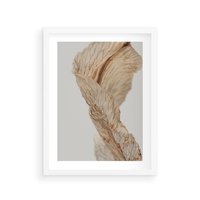 Plakat w ramie 30x40 - Suszone piękno - susz, suche - rama biała