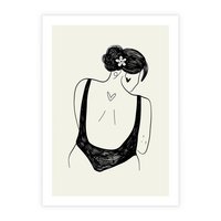 Plakat bez ramy 40x50 - Echa Piękna - piękno kobiecego ciała, kobieta