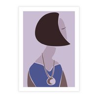 Plakat bez ramy 21x30 - Kobieca Esencja - nowoczesny plakat, modern art