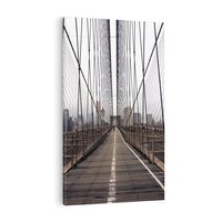 Obraz na płótnie 50x70 - Nowoczesna Linia - most, nowoczesna