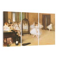 Obraz na płótnie 120x80 - The Dancing Class (1870), Edgar Degas - Reprodukcja - reprodukcja, obraz na płótnie
