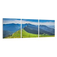 Obraz na płótnie 120x40 - Górska majestatyczność - tatry, góry