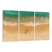 Obraz na płótnie 120x80 - Oaza Relaksu - plaża, morze