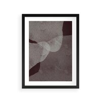 Plakat w ramie 40x50 - Obce Odcienie - mroczny plakat, nowoczesne wnętrza - rama czarna
