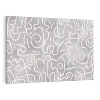 Obraz na płótnie 120x80 - Sploty odblasków i zawirowań - abstrakcyjne rysunki, wzorek