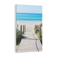 Obraz na płótnie 80x120 - Żywa Natura - plaża, morze