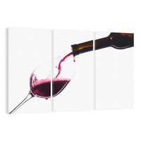 Obraz na płótnie 120x80 - Radość w smaku wina - wino