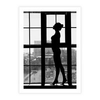 Plakat bez ramy 40x50 - Piękno Kobiecej Formy - retro zdjęcie, czarno białe