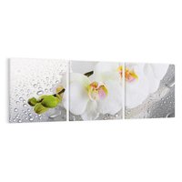 Obraz na płótnie 120x40 - Kwiatowy rój - kwiaty, kwiat