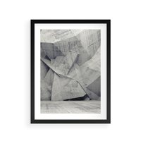 Plakat w ramie 50x70 - Architektura w trójwymiarowym wymiarze - architektura, 3D - rama czarna
