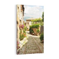 Obraz na płótnie 50x70 - Włoskie Uliczki - włoska, uliczka