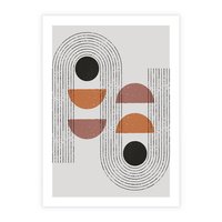 Plakat bez ramy 40x50 - Nowoczesna Abstrakcja - geometria, grafika
