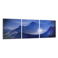 Obraz na płótnie 120x40 - Górska sceneria - krajobraz, góry