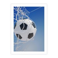 Plakat bez ramy 50x70 - Pasja na Plaży - piłka, siatka