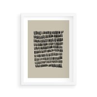 Plakat w ramie 30x40 - Echa Zapomnianych Wymiarów - nowoczesna sztuka, plakat - rama biała