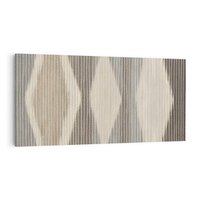 Obraz na płótnie 120x60 - Melancholijny spacer barw - symetryczne, geometryczne