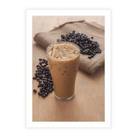 Plakat bez ramy 30x40 - Kawa ice coffee: orzeźwiający napój - kawa, ice