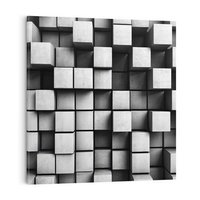 Obraz na płótnie 50x50 - Geometryczne Elegancje - nowoczesny, geometryczny