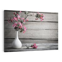Obraz na płótnie 70x50 - Harmonia w wazonie - kwiaty, wazon