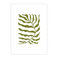 Plakat bez ramy 21x30 - Rytmy Chaosu - roślina, gałązka