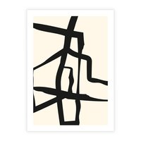 Plakat bez ramy 50x70 - Impresje Wymiaru - linie, abstrakcja