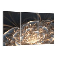 Obraz na płótnie 120x80 - Nowoczesny Kwiat - kwiat, nowoczesny