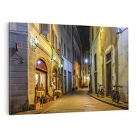 Obraz na płótnie 70x50 - Toskańska uliczka: włoski urok - Włochy, Toskania