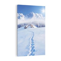 Obraz na płótnie 70x100 - Magia zimowych gór - zima, góry