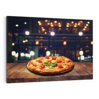 Obraz na płótnie 70x50 - Smak i tradycja - pizza, Włochy