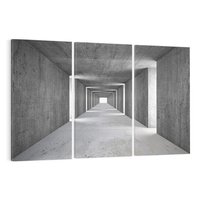 Obraz na płótnie 120x80 - Abstrakcyjna głębia - 3D, tunel
