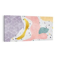 Obraz na płótnie 100x50 - Eklektyczny Mix - kolaż, pastelowe abstrakcyjne plamy