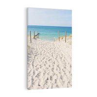 Obraz na płótnie 80x120 - Harmonia plażowego morza - plaża, morze