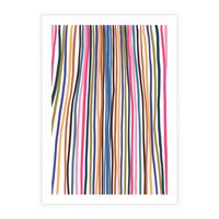 Plakat bez ramy 30x40 - Energetyczne Nurtujące - kolorowe wzory, tęczowe żywe kolory