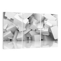 Obraz na płótnie 120x80 - Odkryj niezwykłą formę - 3D, abstrakcja