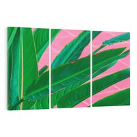 Obraz na płótnie 120x80 - Odezwij się do przeszłości - liście, retro