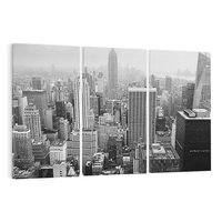 Obraz na płótnie 120x80 - Majestatyczne Wysokości - Nowy Jork, wieżowce