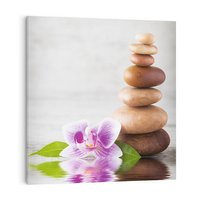 Obraz na płótnie 40x40 - Spa japońskie: sztuka relaksu - spa, japońskie