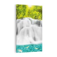 Obraz na płótnie 80x120 - Magiczne wodospady Tajlandii - Tajlandia, wodospad