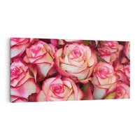Obraz na płótnie 120x60 - Różany urok - kwiaty, róże
