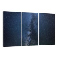 Obraz na płótnie 120x80 - Gwiazdy: magia nocnego nieba - gwiazdy, niebo