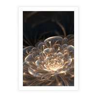 Plakat bez ramy 21x30 - Nowoczesny Kwiat - kwiat, nowoczesny