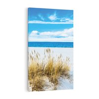 Obraz na płótnie 80x120 - Błogi Relaks - Łeba, bałtyk