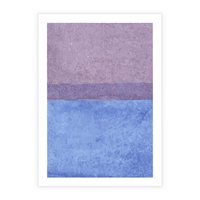 Plakat bez ramy 21x30 - Taniec Światła - kolorowe akwarelowe pasy, odcienie fiolet